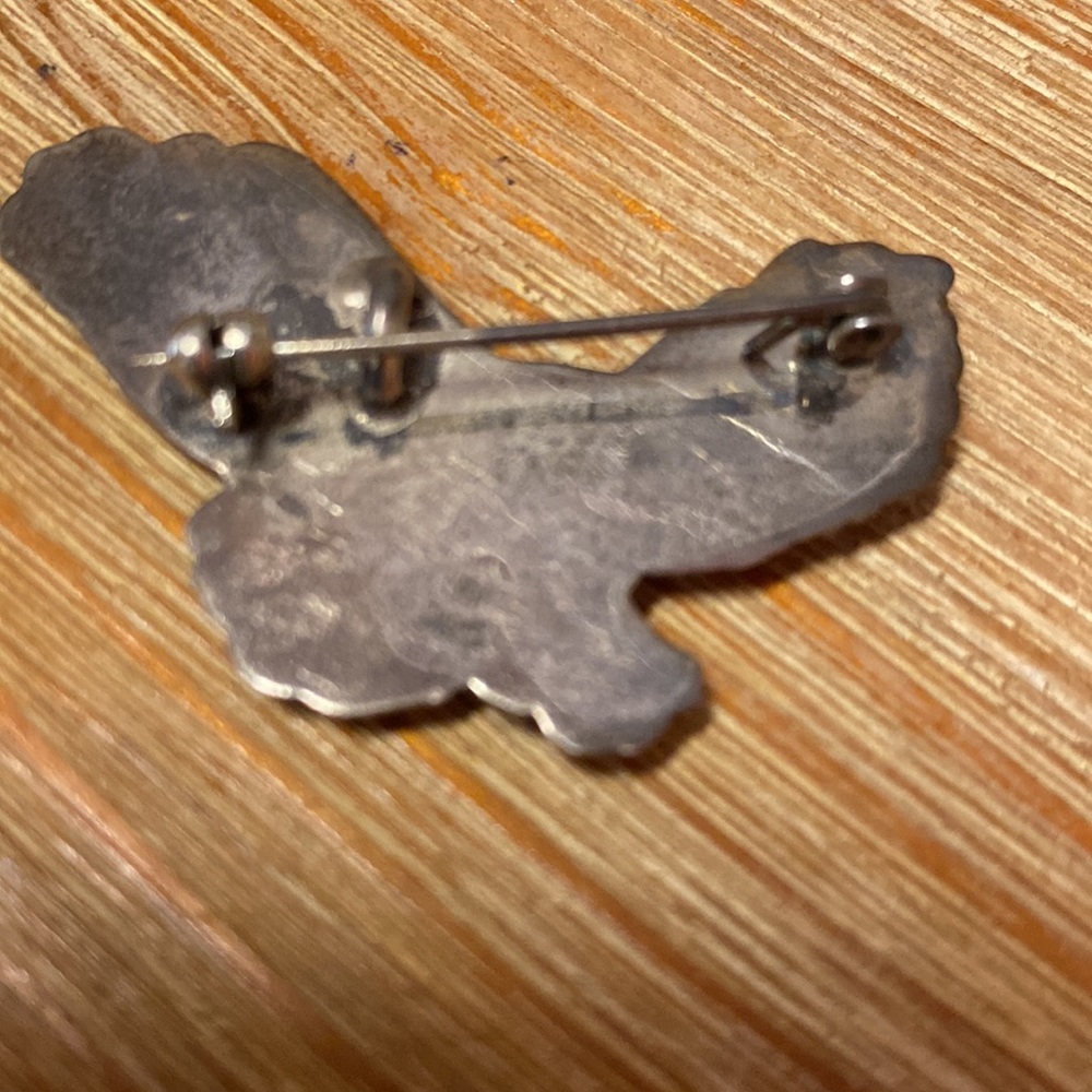 Silver eagle pin - Picture 3 of 5